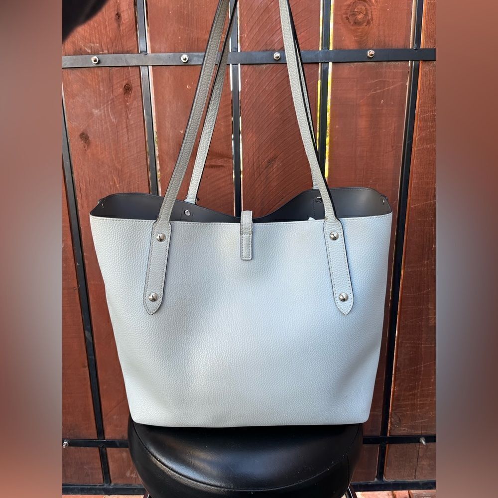 Coach Market Tote Bag Style No. 58849 Light blue - Picture 3 of 12